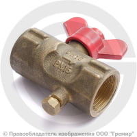 Кран трехходовой для манометра Ду-15 Ру-16 ВР (ВН) G1/2"-М20х1,5 с краном маевского ПЕНЗА 11б27п(м)1