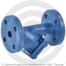 Фильтр сетчатый Y-образный чугунный фланцевый Ду-125 Ру-16 (Т<300°С) Tecofi F4240A