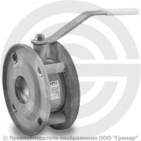 Кран стальной межфланцевый Ду-65 Ру-16 L=92мм полнопроходной LD Стриж 065.016.02.Zn