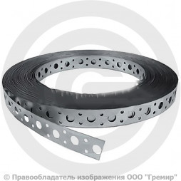 Перфолента стальная оцинкованная 25 м/рулон 12х0,45 мм PRO