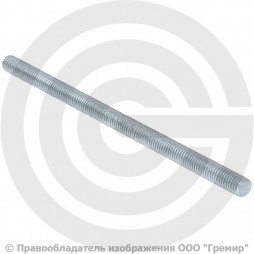 Шпилька стальная оцинкованная М16х1000 DIN 975