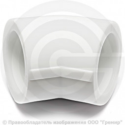 Угольник PP-R белый внутренняя пайка Дн 63 45гр RTP (РосТурПласт)