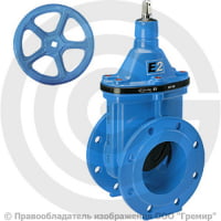 Задвижка чугунная фланцевая Ду-150 Ру-16 (Т<70°С) E2 4000E2 Hawle