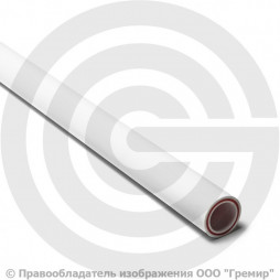 Труба PP-R белая армированная стекловолокном Дн 110х15,1 Pn-20 SDR7,4 (Т<90°С) L=4м VALFEX