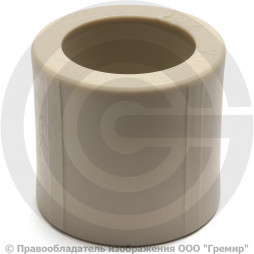 Муфта PP-R серая внутренняя пайка Дн 20 VALFEX