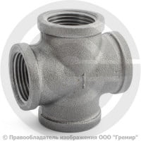Крестовина чугунная ВР (ВН) Ду 25 (1")