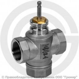 Клапан регулирующий нержавеющий Ду-50 Ру-25 ВР (ВН) G2" Kvs=30м3/ч VRB-3R Ридан