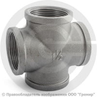 Крестовина чугунная ВР (ВН) Ду 40 (1 1/2")