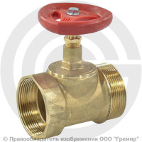 Клапан запорный латунный муфтовый Ду-50 Ру-16 ВР-НР (ВН-НАР) (Т<70°С) 15б3р Апогей