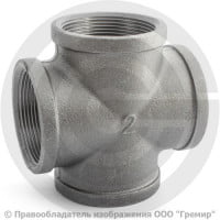 Крестовина чугунная ВР (ВН) Ду 50 (2")