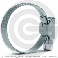 Хомут червячный нержавеющий (Дн 90-110) Китай