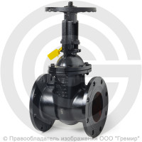 Задвижка чугунная фланцевая Ду-80 Ру-10 (Т<225°С) 30ч6бр Китай