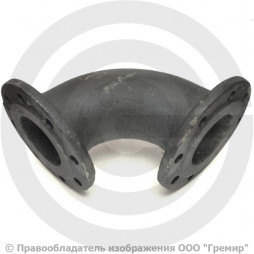 Колено фланцевое УФ Ду-100 (L=180) ВЧШГ с ЦПП цинк+AL ГОСТ ISO 2531-2012