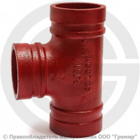 Тройник равносторонний под муфту грувлок Ду 65 (Дн 76) Ру-25 XGQT07