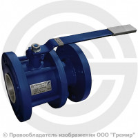 Кран стальной фланцевый Ду-40 Ру-16 L=165мм полнопроходной PR 11с67п