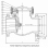 Клапан обратный поворотный стальной фланцевый Ду-100 Ру-16 19с76нж