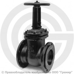 Задвижка чугунная фланцевая Ду-150 Ру-10 (Т<225°С) 30ч6бр ЛМЗ