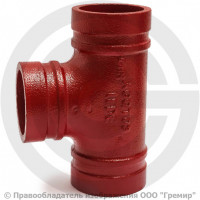 Тройник переходной под муфту грувлок Ду 80-40 (Дн 89х42) Ру-20 XGQT03R3