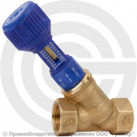 Клапан балансировочный ручной латунный муфтовый Ду-50 Ру-20 ВР (ВН) Kvs=50.52м3/ч без ниппелей CIM 727OT Cimberio