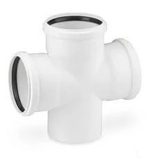 Крестовина PP-M одноплоскостная бесшумная белая Дн 110-110-50 87гр б/нап в/к RTP (РосТурПласт) 2