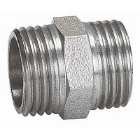 Ниппель латунный НР (НАР) Ду-40 (1 1/2") никель SantechSystems