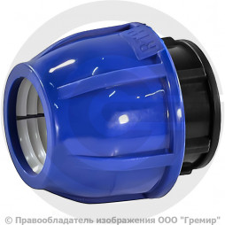 Заглушка ПЭ компрессионная Дн 32 Ру-16 VALFEX