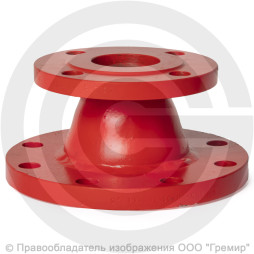 Переход фланцевый ПФ (ХФ) стальной Ду 350-250 Ру-16 КЗСД