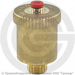 Воздухоотводчик автоматический латунный Ду-10 (3/8") Ру-14 НР (НАР) прямой Giacomini R99