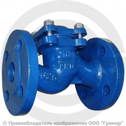 Клапан обратный подъемный чугунный фланцевый Ду-40 Ру-16 (Т<300°С) Benarmo