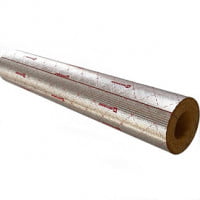 Цилиндр навивной минеральная вата 40/114 L=1м кашированный фольгой ROCKWOOL 100