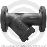 Фильтр сетчатый Y-образный чугунный фланцевый Ду-15 Ру-16 (Т<200°С) Ридан ФСФ