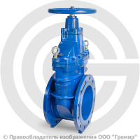 Задвижка чугунная фланцевая Ду-250 Ру-10 (Т<75°С) 30ч39р (МЗВ) Зав. им. Гаджиева