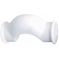 Скоба PP-R белая внутренняя пайка Дн 32 обводная с муфтами RTP (РосТурПласт)