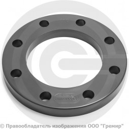 Фланец ПВХ клеевой серый Ду 100 (Dвн 110мм) Ру-16 напорный Aquaviva
