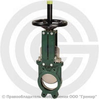 Задвижка шиберная односторонняя с выдвижным штоком Ду-250 Ру-10 (Т<80°С) VG4400 Tecofi