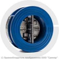 Клапан обратный двухстворчатый чугунный межфланцевый Ду-50 Ру-16 (Т<110°С) ств чугун CB3448N Tecofi