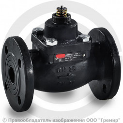 Клапан регулирующий чугунный фланцевый Ду-80 Ру-16 Kvs=100 м3/ч VFM-2R Ридан