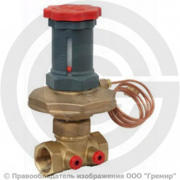 Клапан балансировочный автоматический латунный муфтовый Ду-50 Ру-16 ВР (ВН) Kvs=12.97м3/ч без ниппелей R206C Giacomini