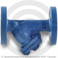 Фильтр магнитный сетчатый Y-образный чугунный фланцевый Ду-40 Ру-16 (Т<300°С) Tecofi F3240NA