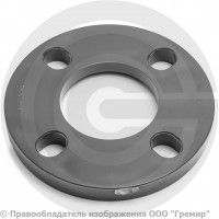 Фланец ПВХ клеевой серый Дн 75 Ру-16 напорный Aquaviva