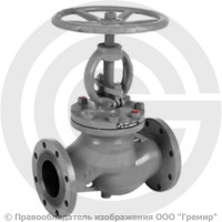 Клапан запорный стальной фланцевый Ду-40 Ру-25 (Т<425°С) 15лс18нж ЧАЗ