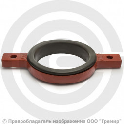 Кольцо опорное чугунное SML Ду-125 с гальванизированной резиной Китай
