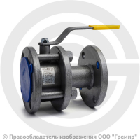 Кран стальной фланцевый Ду-25 Ру-16 L=127мм полнопроходной LD 11с67п КШ.Р.Ф. 025.016.П/П