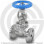 Клапан запорный нержавеющий фланцевый Ду-40 Ру-40 (Т<250°С) 15нж22нж Китай