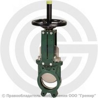 Задвижка шиберная односторонняя с выдвижным штоком Ду-500 Ру-4 (Т<80°С) VG4400 Tecofi