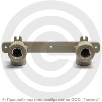 Планка PP-R монтажная серая ВР (ВН) Дн 25-1/2" VALFEX