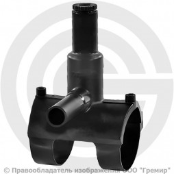 Седелка ПЭ100 электросварная Дн 250-40 Ру-16 SDR11 с фрезой EUROSTANDARD