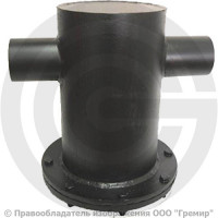 Грязевик абонентский вертикальный стальной под приварку Ду-50 Ру-16 КАЗ