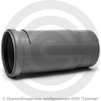 Патрубок PP-H компенсационный серый Дн 75 б/нап в/к HT HTL Ostendorf