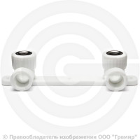 Планка PP-R монтажная белая ВР (ВН) Дн 20-1/2" PRO VALFEX